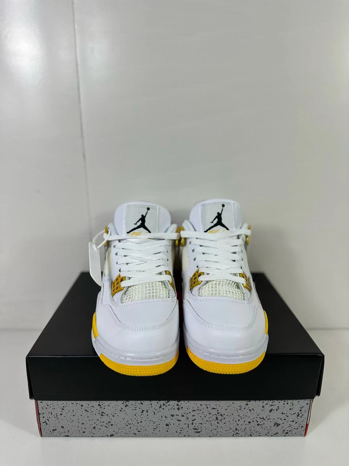 Jordan Air Jordan 4 White Yellow Sneakers AQ9129-102