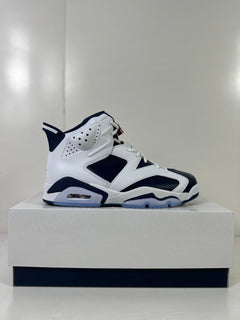 Jordan Air Jordan 6 Retro Olympic London Sneakers White Navy CT8529-164