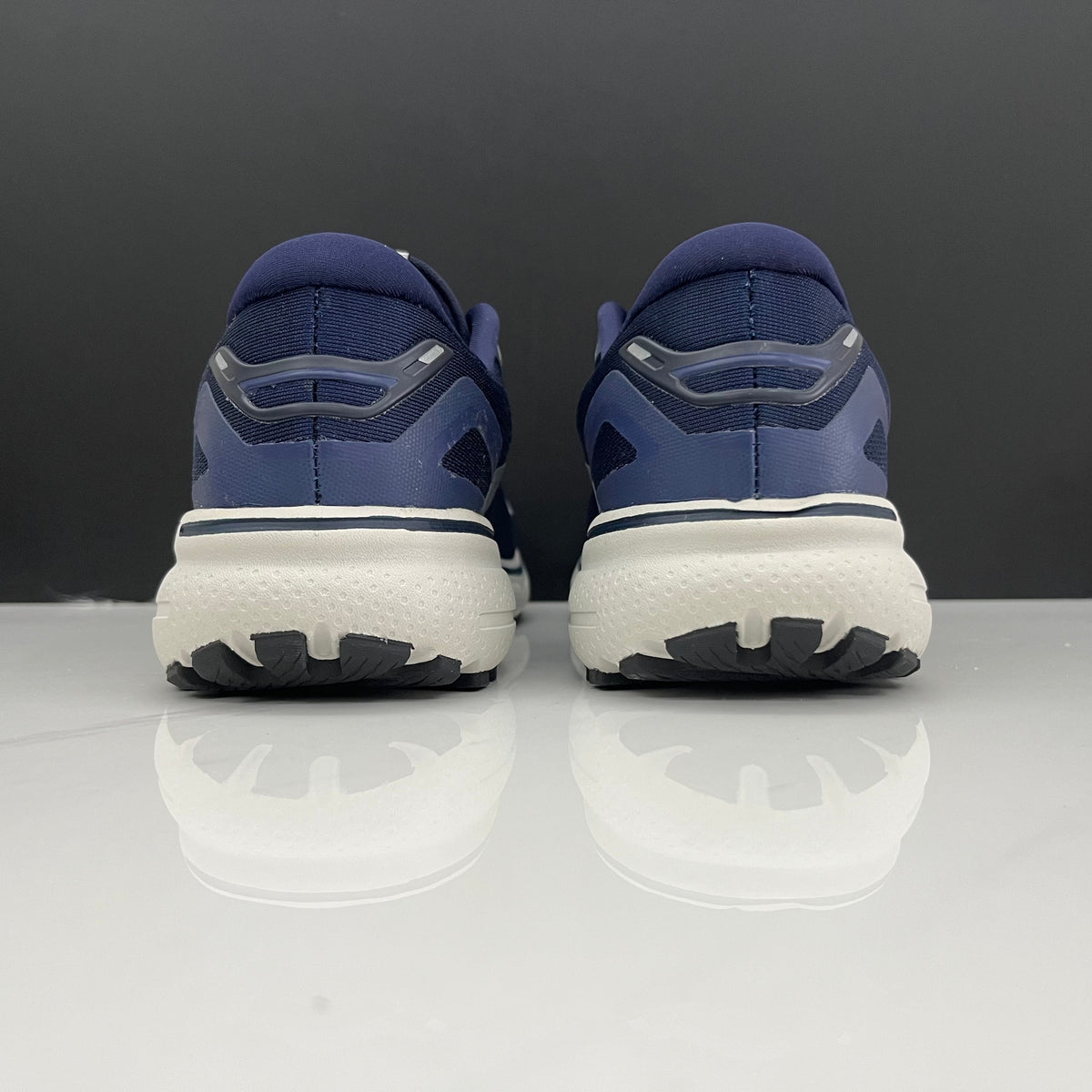 Brooks Ghost 15 Running Shoes in Navy and White