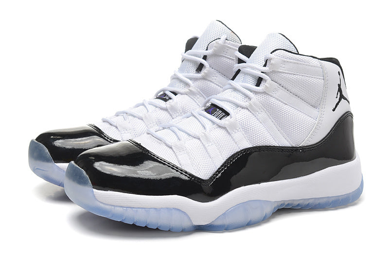 Jordan Air Jordan 11 Retro High White and Black Sneakers