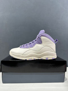 Jordan Air Jordan 10 Hydrangeas Sneakers White Purple IQ0388-101