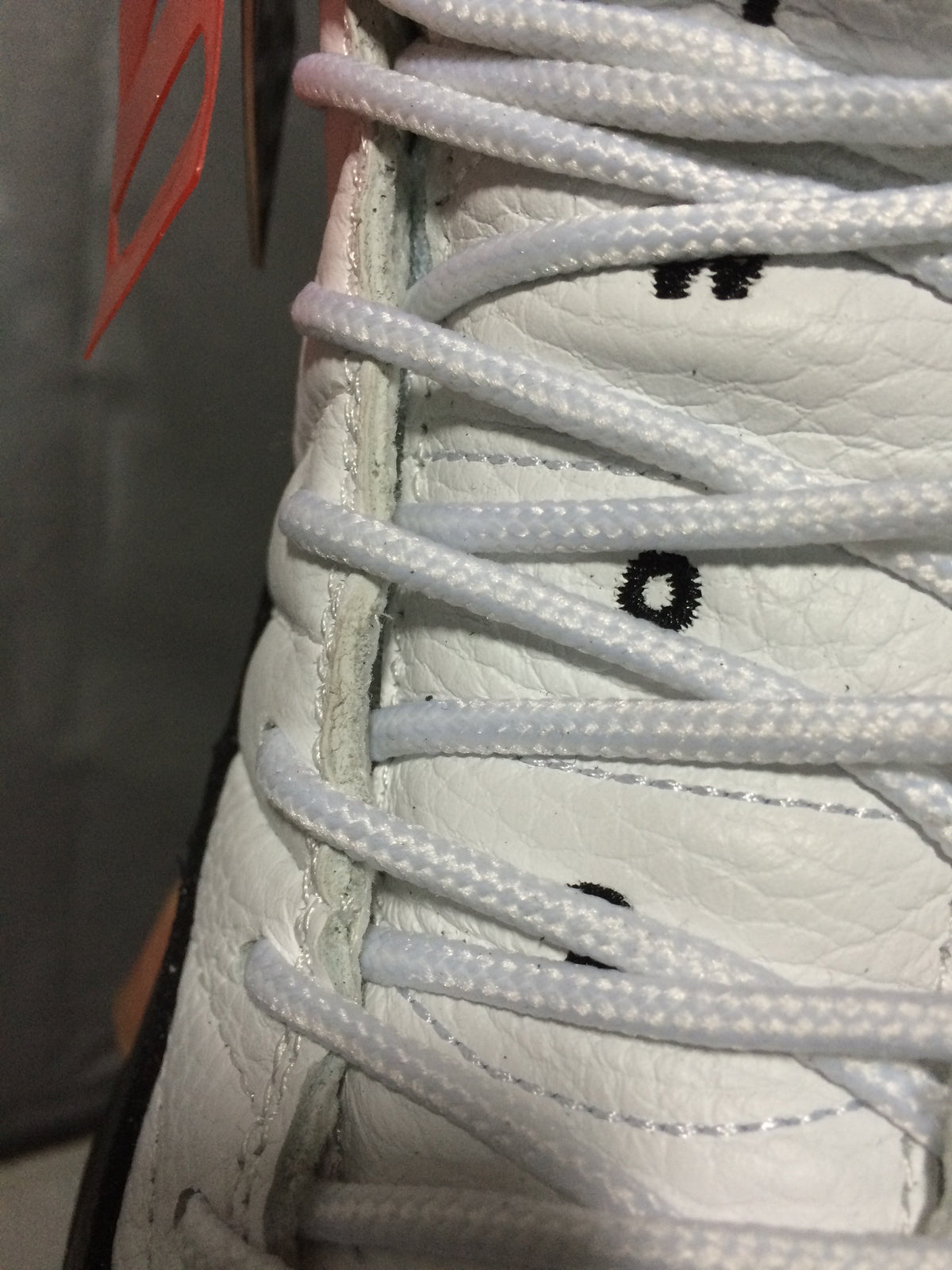 Jordan Air Jordan 12 Retro White and Black High-Top Sneakers