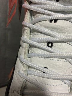 Jordan Air Jordan 12 Retro White and Black High-Top Sneakers