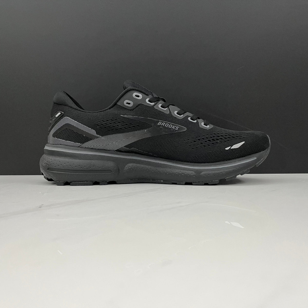 Brooks Ghost 15 Running Shoes, Black and Gray