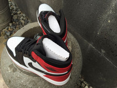 Jordan 1 High Sneakers Black White Red