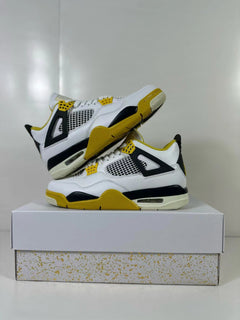 Jordan Air Jordan 4 Vivid Sulfur Sneakers White Yellow AQ9129-101