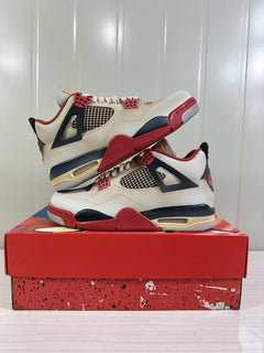Jordan Air Jordan 4 Retro Off-White Red Black AQ9129-105