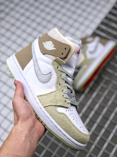 Jordan 1 Zoom CMFT Olive Aura Sneakers CT0979-102