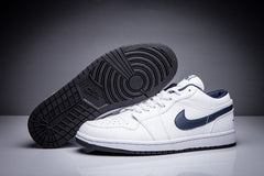 Jordan Air Jordan 1 Low White and Black Sneakers