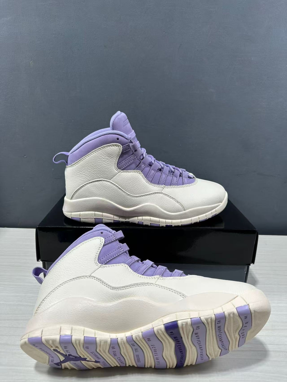 Jordan Air Jordan 10 Hydrangeas Sneakers White Purple IQ0388-101