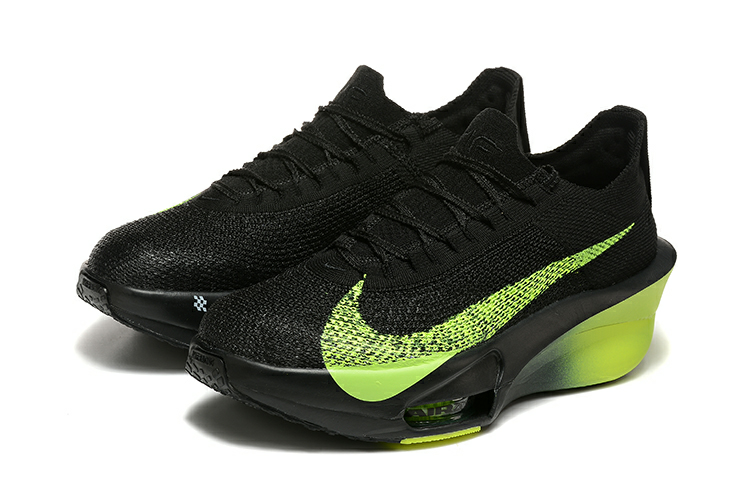 Nike Air Zoom Alphafly Next% Black Volt Running Shoes
