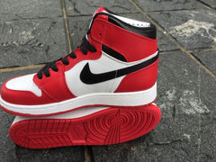 Air Jordan 1 Women's High-Top Sneakers White Black Red