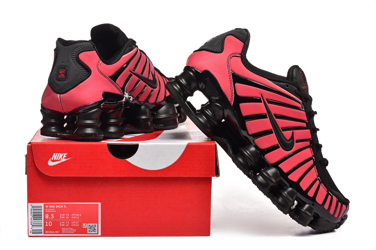 Nike Shox TL Sneakers in Black and Pink