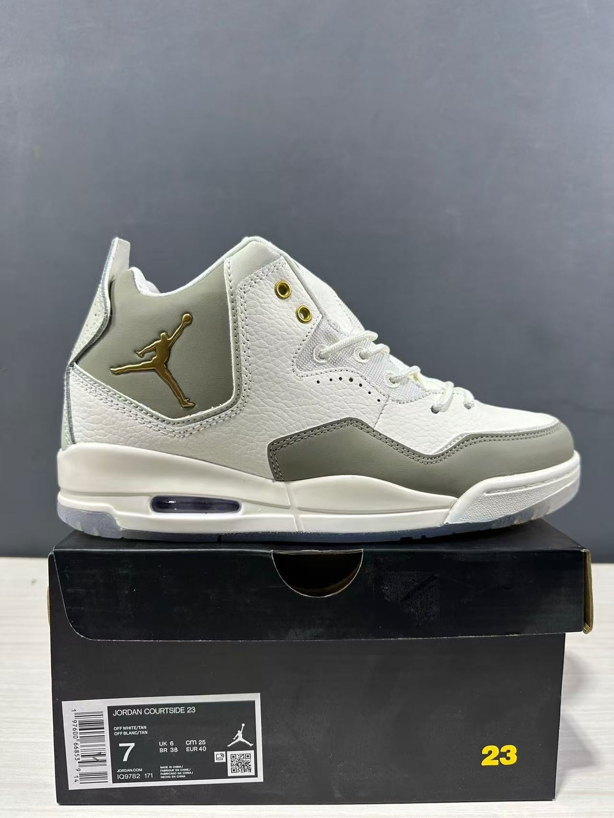 Jordan Courtside 23 High-Top Sneakers Off-White/Tan IQ9783-171
