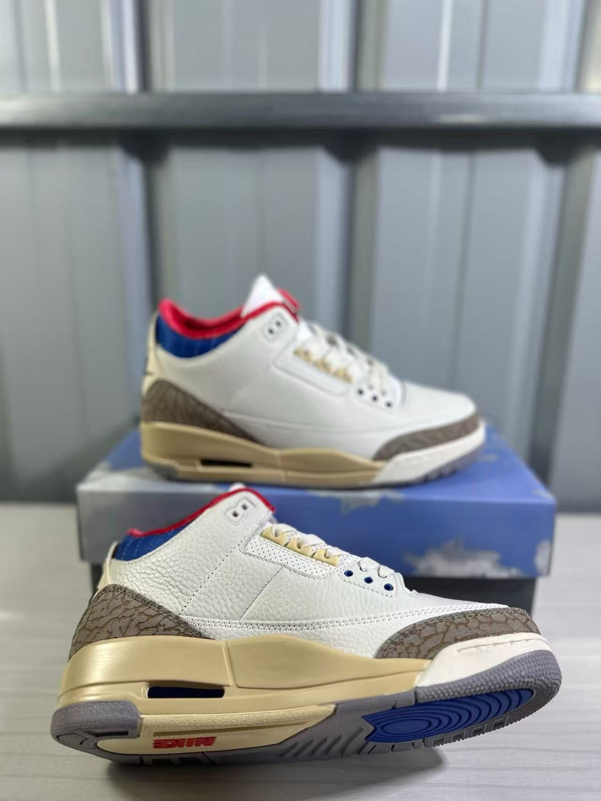 Jordan Air Jordan 3 Retro White Sport Royal Sneakers