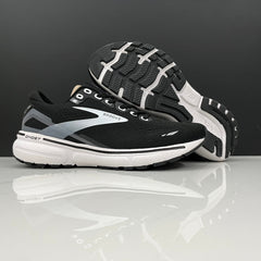 Brooks Ghost 15 Running Shoes, Black and White