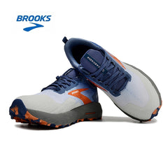 Brooks Cascadia 17 Trail Running Shoes – Navy and Orange