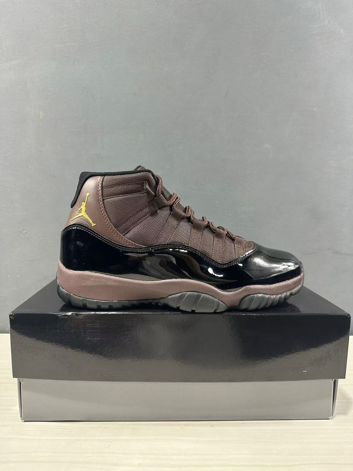 Jordan Air Jordan 11 Retro Black Bronze High-Top Sneakers
