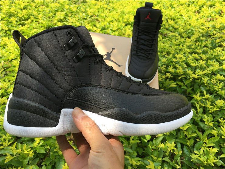 Jordan Air Jordan 12 Black Nylon High-Top Sneakers
