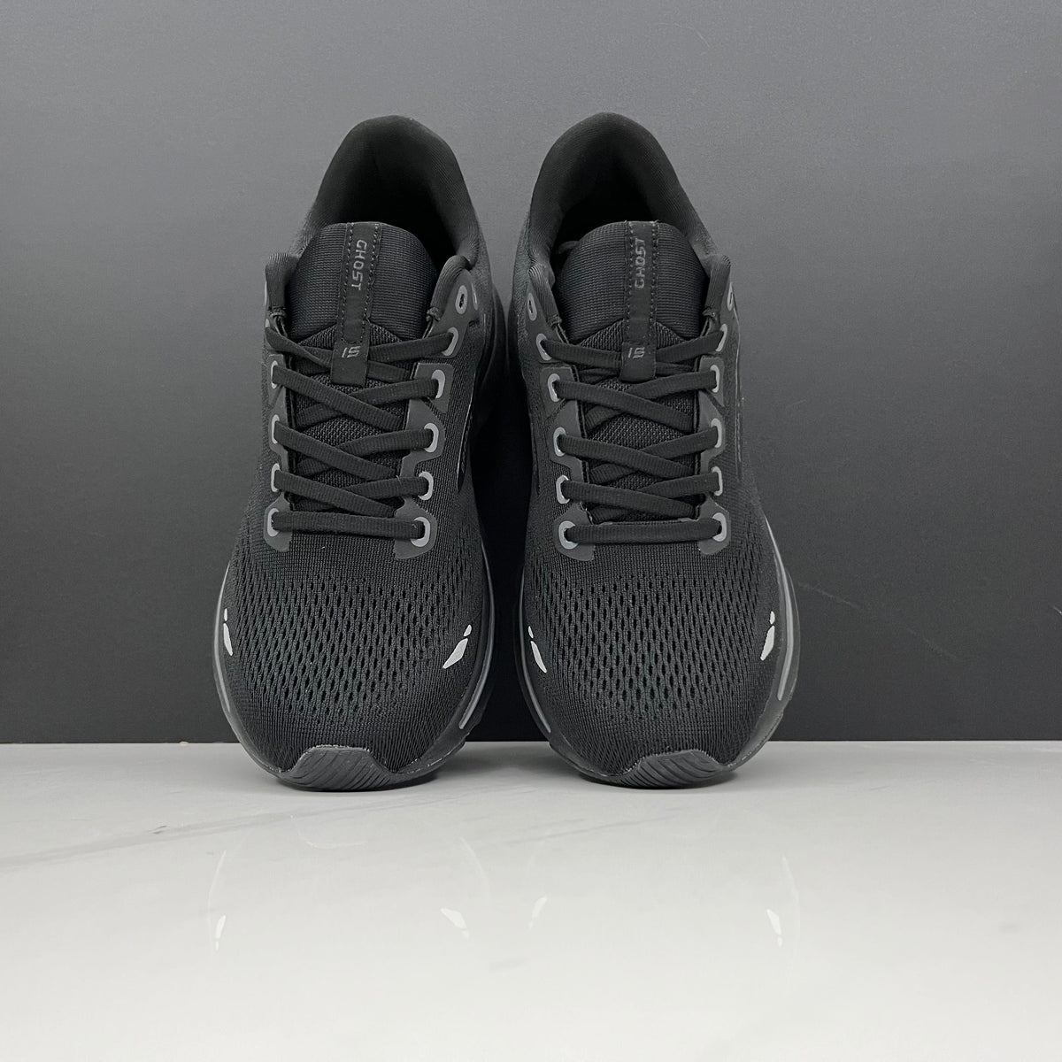 Brooks Ghost 15 Running Shoes, Black and Gray