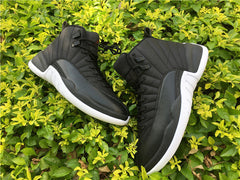Jordan Air Jordan 12 Black Nylon High-Top Sneakers