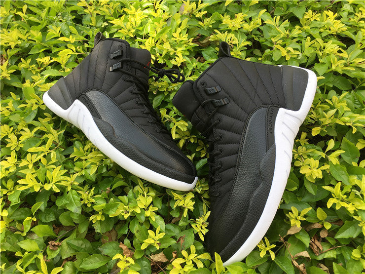 Jordan Air Jordan 12 Black Nylon High-Top Sneakers