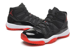 Air Jordan 11 Retro High Black Red Basketball Sneakers