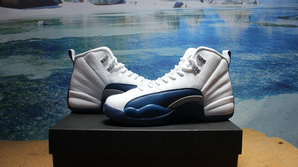Air Jordan 12 French Blue High-Top Sneakers
