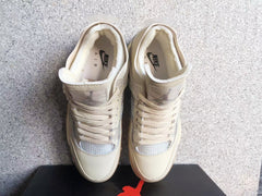 Jordan 4 Retro Off-White Sail Sneakers