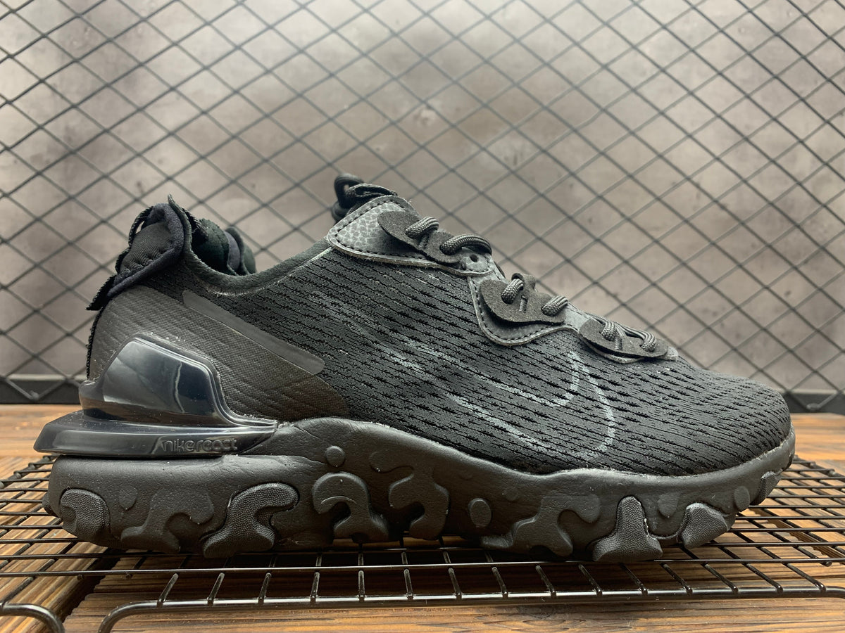 Nike React Vision All-Black Sneakers