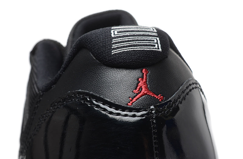 Jordan Air Jordan 11 Retro Low Black and Red Sneakers