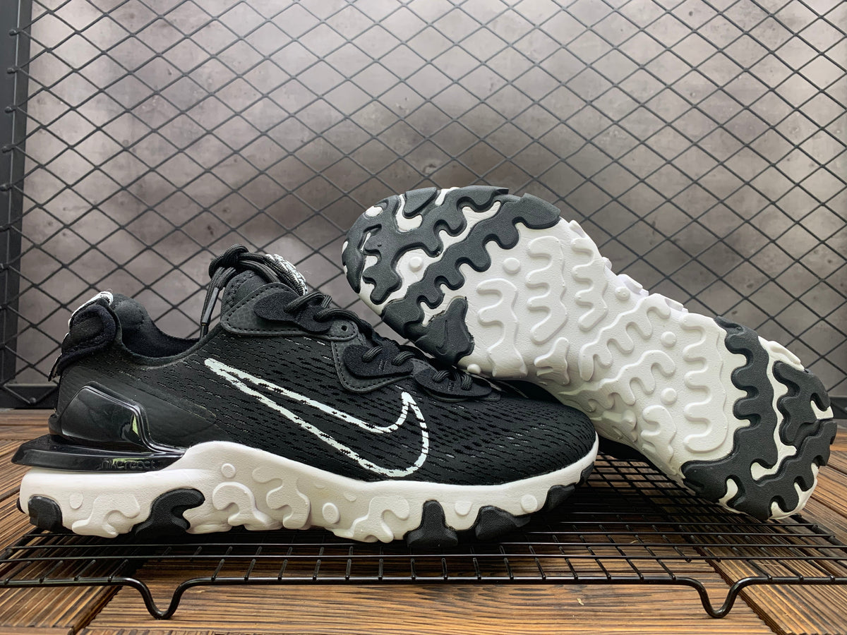 Nike React Vision Sneakers Black and White