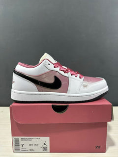 Jordan Air Jordan 1 Low SE Pink White Sneakers LO0668-100
