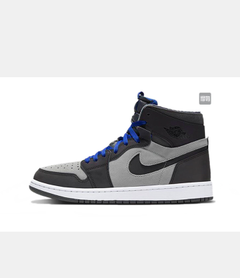 Jordan DD1453-001 High-Top Sneakers Black Grey Blue