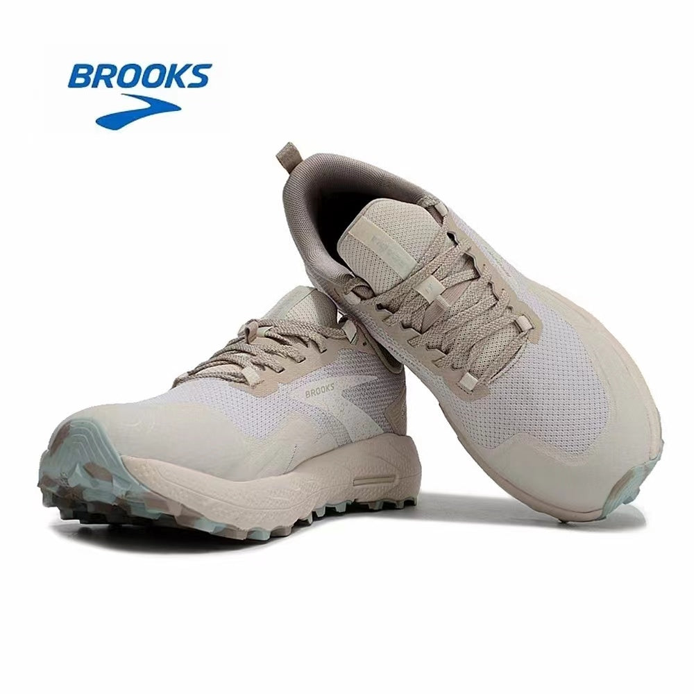 Brooks Cascadia 17 Trail Running Shoes in Beige