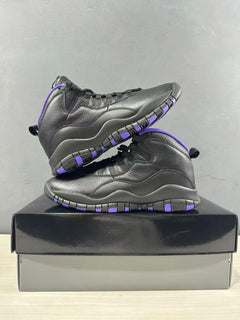 Jordan Air Jordan 10 High-Top Sneakers Black Purple 130209-051