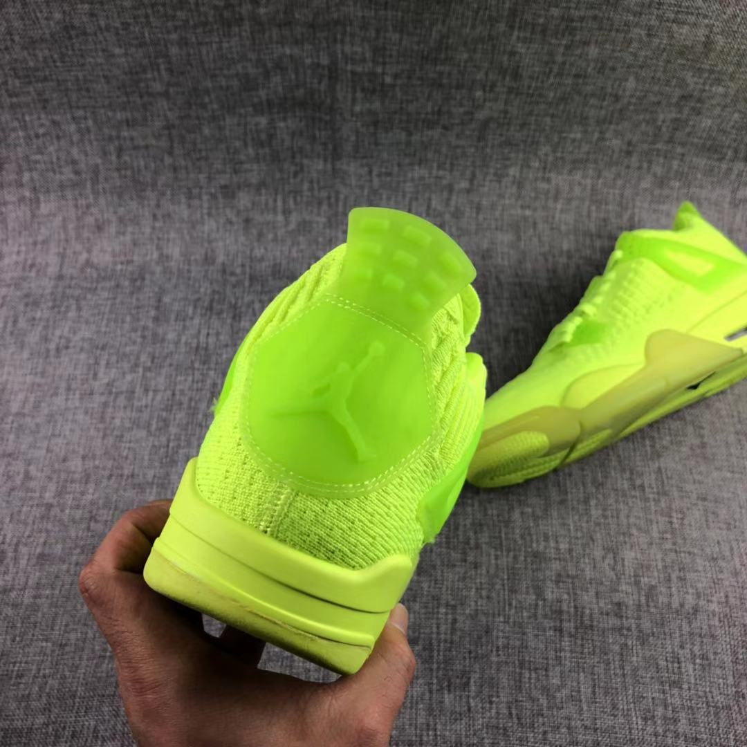 Jordan Air Jordan 4 Woven Sneakers Fluorescent Green