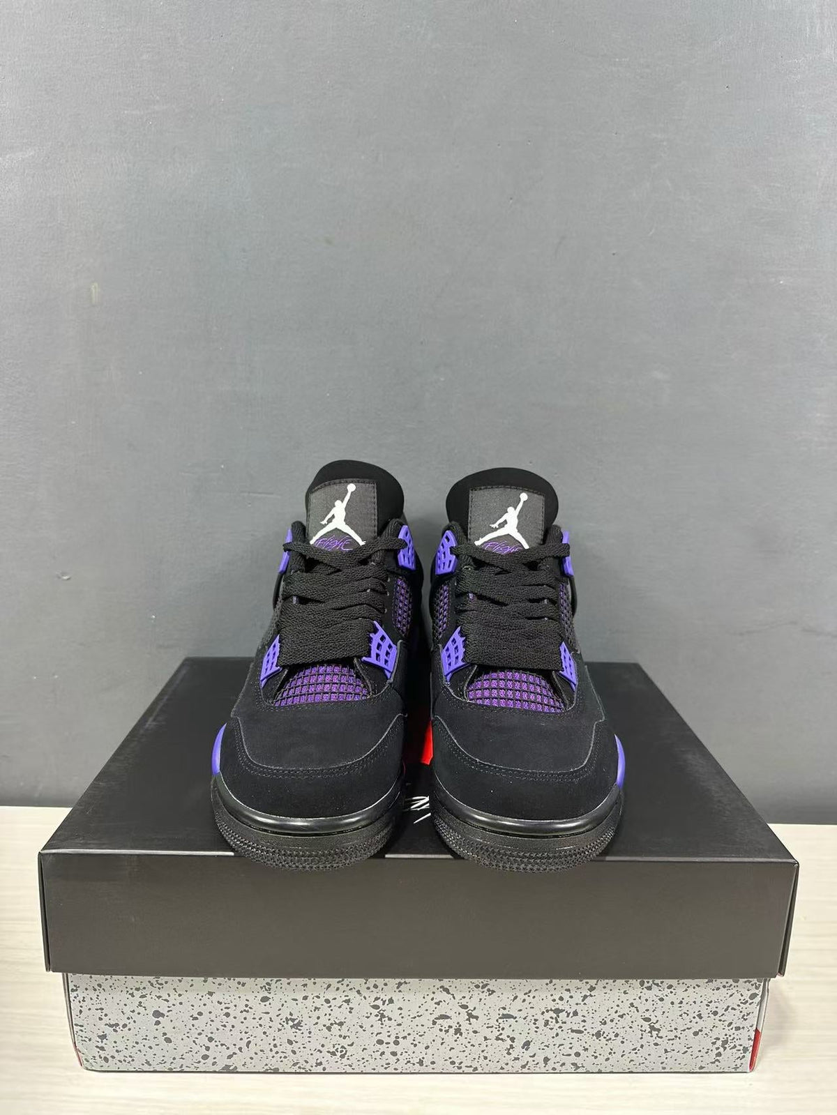 Jordan Air Jordan 4 Retro Black Blue Sneakers CT8527-018