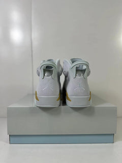 Jordan Air Jordan 6 High Sneakers White Gold Glacier Blue DQ4914-074