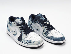 Nike Dunk Low Washed Denim Sneakers Blue CZ8455-100