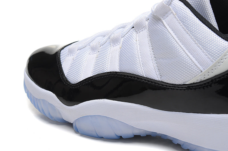 Air Jordan 11 Low White Black Basketball Sneakers