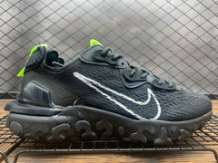 Nike React Live Black Sneakers with Volt Accents