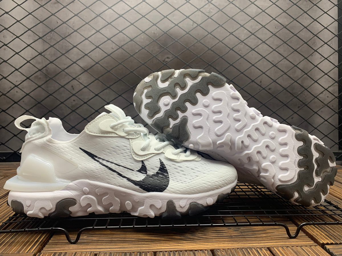 Nike React Vision White Black Sneakers