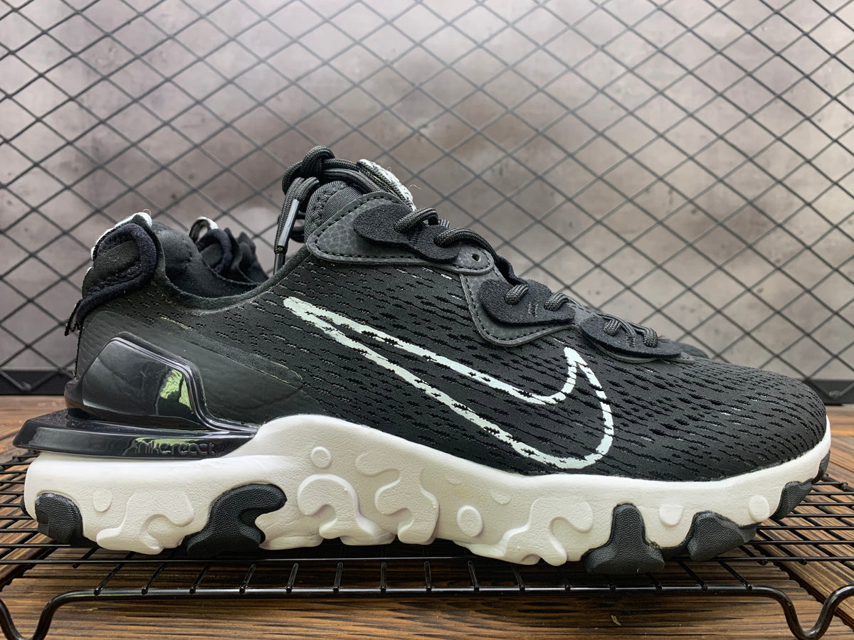 Nike React Vision Sneakers Black and White