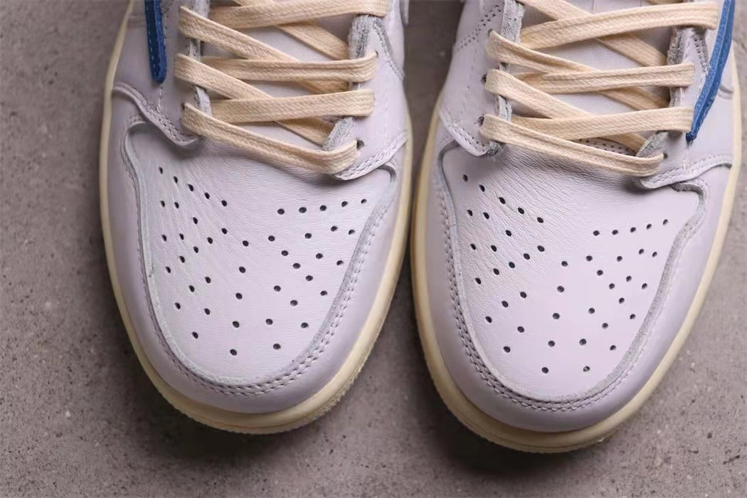 Jordan Travis Scott Air Jordan 1 Low White Blue DM3277-100
