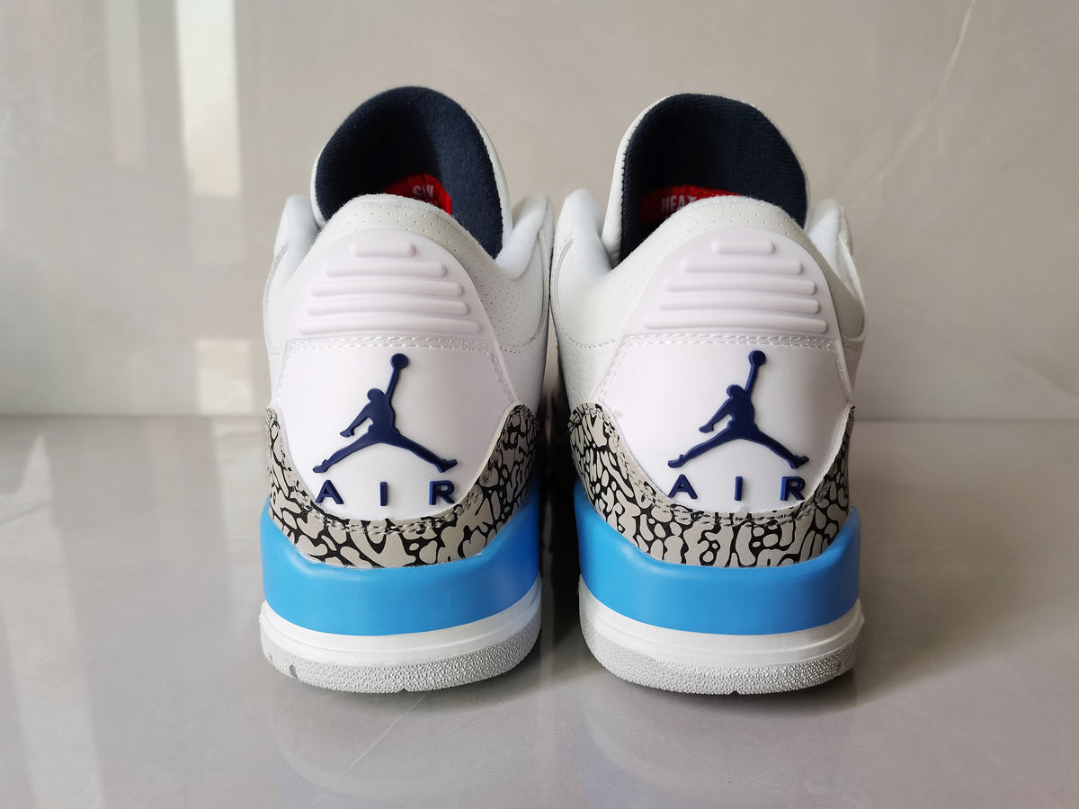 Jordan Air Jordan 3 Retro White Blue Sneakers