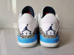 Jordan Air Jordan 3 Retro White Blue Sneakers