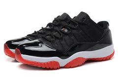 Jordan Air Jordan 11 Retro Low Black and Red Sneakers