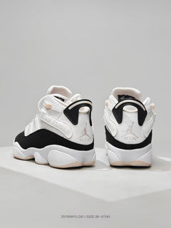 Jordan 8 Sneakers White Black Pink