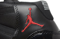 Air Jordan 11 Retro High Black Red Basketball Sneakers